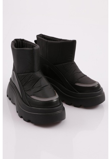 Dgn Es809 Kadin Kalin Taban Paraşüt Bot ES809-2007-R1534 Siyah