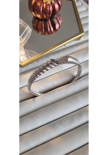 Çelik Silver Cone Kelepçe Silver