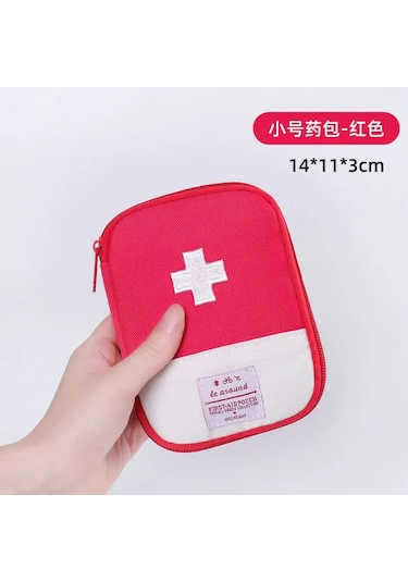 Taşınabilir Orta Çanta İlk Yardım Çantası Hayatta Kalma Kiti Araba Acil Durum Kiti Boş İlk Yardım Kutusu Tıbbi Malzemeler Hayatta Kalma Kiti Koyu Gri