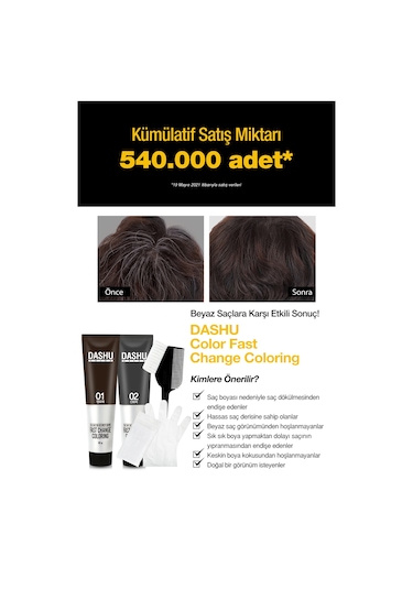 Dashu Color Fast Change Coloring Natural Brown