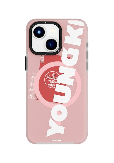 Iphone Uyumlu 15 Kılıf Magsafe Şarj Özellikli Youngkit Binfen Serisi Yazı Temalı Kapak