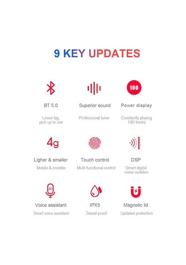 Favors A10s Bluetooth Mikrofonlu Dokunmatik Kulak İçi Kulaklık