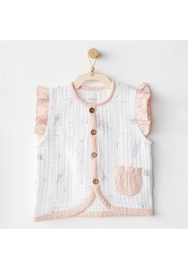 Andywawa Love Family Bebek Yelek Ac25525 Ekru
