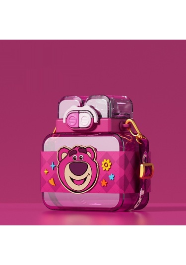 Jian Fan Çocuk Suyu Yüksek Kaliteli Çiftçi Pipet Bardağıspor Okul Özel Fincan-mor Mor