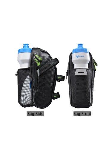 Forte Gt 807 Sele Altı Çanta Matara Hazneli Su Geçirmez Kumaş 202 Gri - Siyah