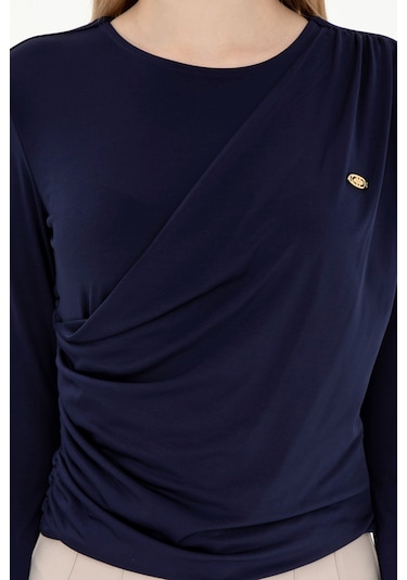 U.S. Polo Assn. Kadın Lacivert Bisiklet Yaka Sweatshırt 50291561-VR033 U.S. Polo Assn. Kadın Lacivert Bisiklet Yaka Sweatshırt 50291561-VR033