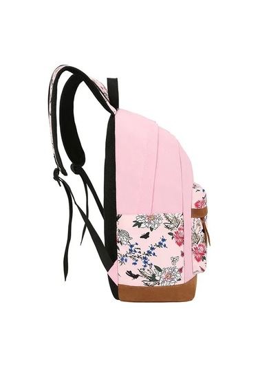 Moda Trendi Yeni 3 Seti Sırt Çantaları Yüksek Kaliteli Kızlar Sevimli Pembe Yumuşak Tuval Öğrenci O Araba