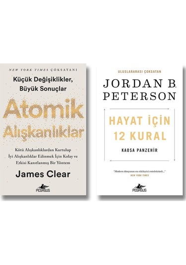 Pegasus Yayınları Atomik Alışkanlıklar - Hayat İçin 12 Kural 2 Kitap Set James Clear