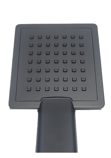 Armoni Kare Siyah Mafsallı Duş Seti - Hanging Shower Set Siyah