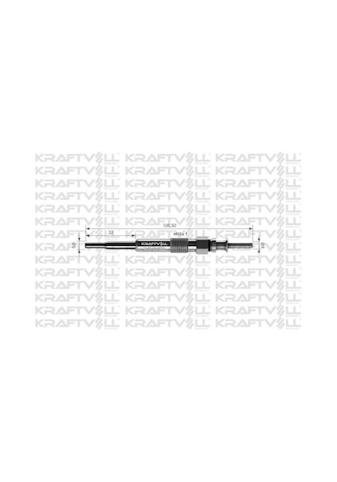 Kraftvoll 05030077 Kızdırma Bujisi Bmw E46 E87 E91 E92 E60 E64 12237786869