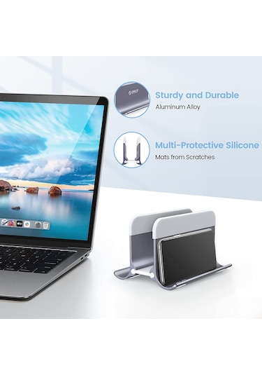 Orico Alüminyum Notebook Apple Uyumlu MacBook Dikey Masaüstü Standı