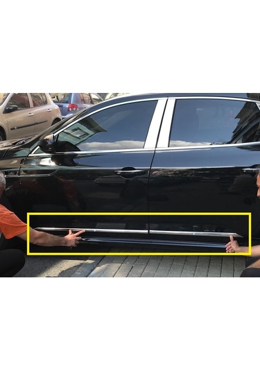 Renault Talısman 2016-2018 Krom Yan Kapı Çıtası Aksesuarı 4 Parça