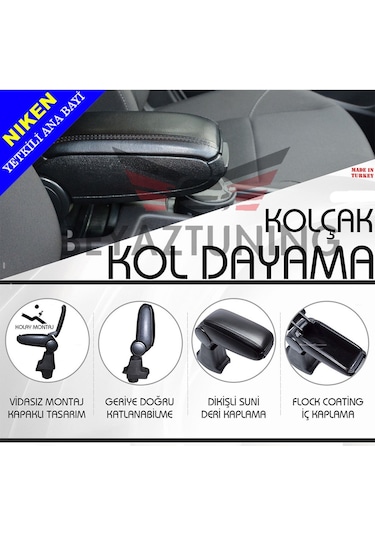 Opel Astra J Kol Dayama Kolçak Vidasız 2010-2016 Niken