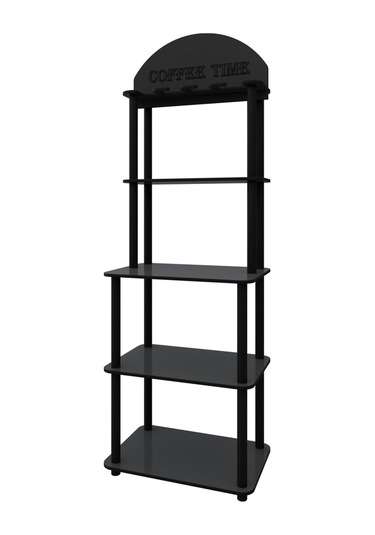 Dekoratif Lungo Özel Kahve Köşesi Siyah Siyah