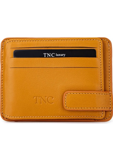 Tamer Tanca Erkek Hakiki Deri Hardal Kartlık 1148 350 Erk Krtlk Sk25-26 Hardal Hardal