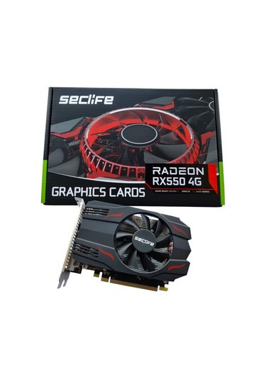 Seclife Rx550 4gb Gddr5 128bit Hdmı Dvı Dp Pcıe 16x V3.0