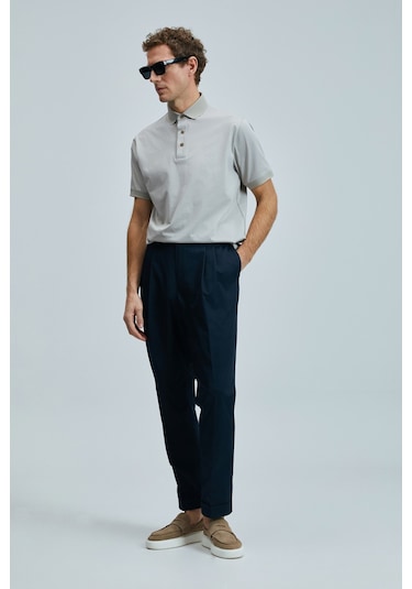 Lufian Erkek Polo Yaka T Shirt 111040228 Bej Bej