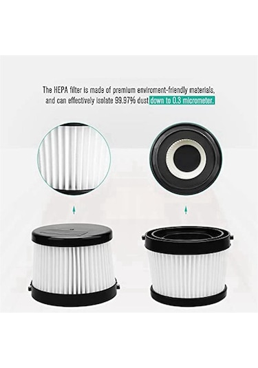 Dcv501hb Kablosuz El Süpürgesi İçin 4'lü Paket Dcv5011h Hepa Filtre, 8 Köpük Kovan Filtresi Ve 1 Br