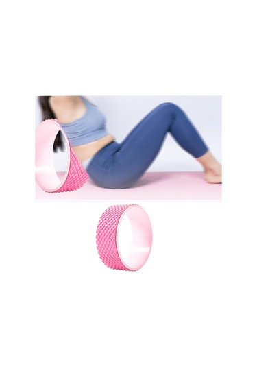 Suntek Yoga Roller Antislip Pilates Circle Yardımcı Pembe