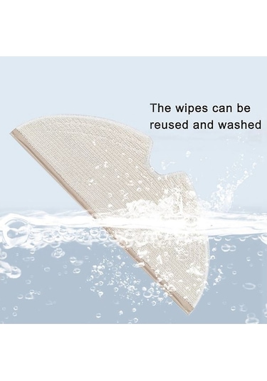 Srfn Ticaret Roborock Q7 Max Uyumlu 2li Tam Yüzey Mop Bezi