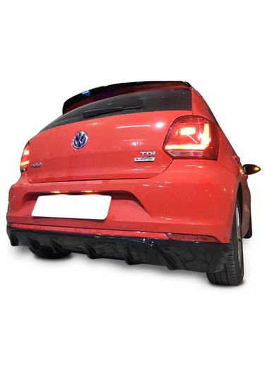 Volkswagen Polo 6r 2015-2017 Makyajlı Arka Tampon Eki - Difüzör