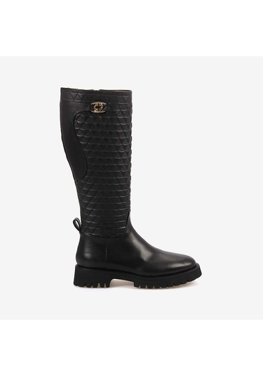 Mocassini Kadın Çizme 5780-69 Siyah Analın