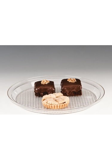 Zicco Yuvarlak Polikarbon Teşhir Tepsi 34 CM