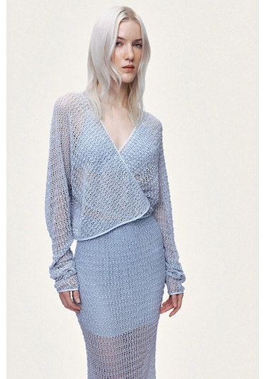 N26yn6247 Nocturne Bluz Mint Yeşil