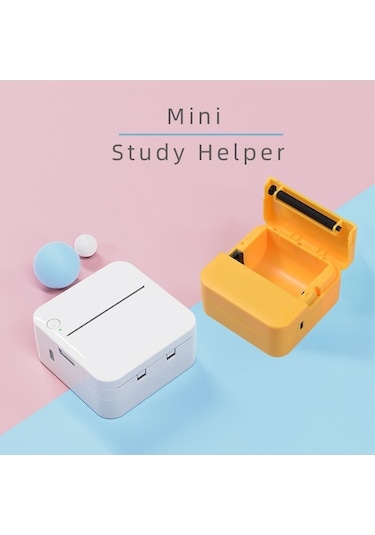 Trendooze Hallow Os7100w Çok İşlevli Taşınabilir Etiket Mini Cep Termal Yazıcı Rx