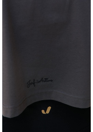 Aura Crop T-shirt Antrasit Antrasit