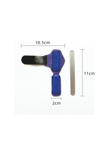 Shineyee Mavi Alüminyum Çubuklu Parmak/tozak Desteği, Çarpık Parmak Ağrısı Giderici, Yalıtkan Ve Ayarlanabilir Melamlı Korumalı Kalkan