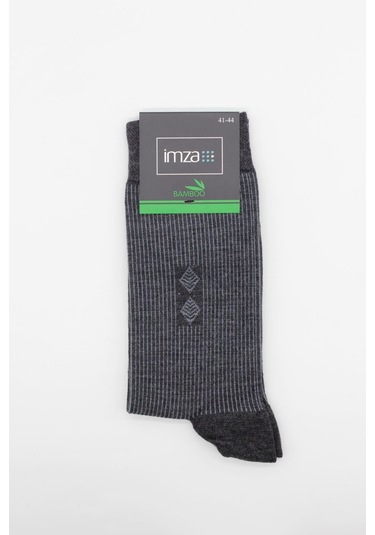 Koyu Antrasit Bambu Desenli Çorap 1060245105 Koyu Antrasit