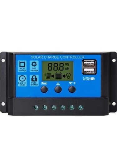 Hightek 12v - 24v 10a Solar Şarj Kontrol Cihazı