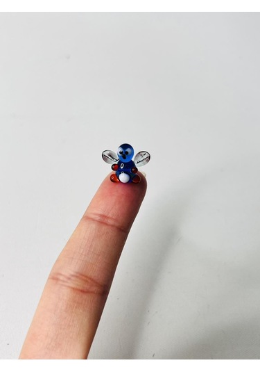 El Yapımı Mini Murano Cam Arı Biblo A150-02