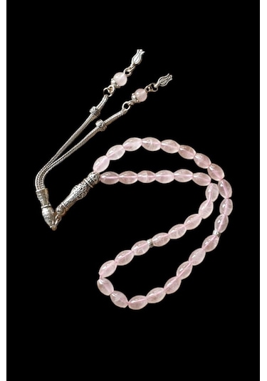 Arpa Kesim Pembe Kuvars Tesbih 641 Rose Quartz