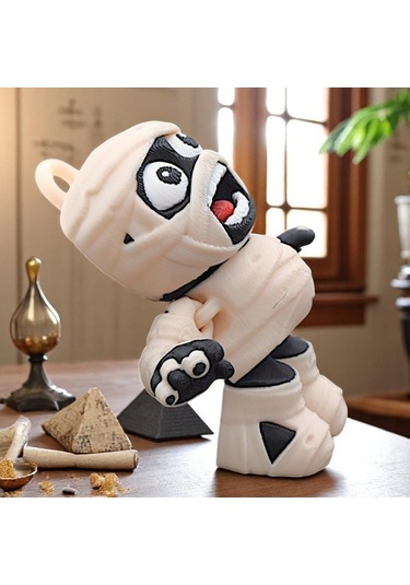 Venturemart Sevimli Bandaj Ahşap Nai Süsleme Dekorasyon