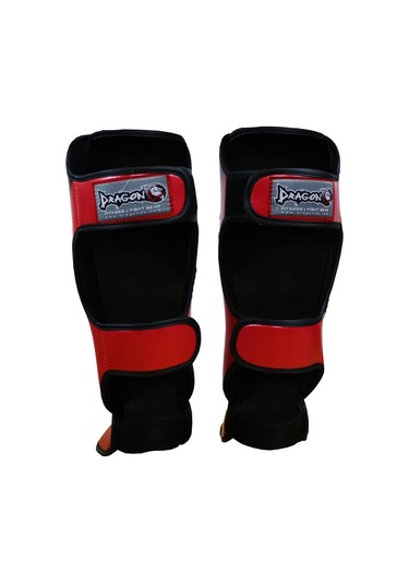 Dragondo 40716-p Kaval Ayak Koruyucu Kırmızı Kick Boks Kaval Koruyucu Kırmıızı