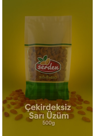 Sarı Üzüm Çekirdeksiz 500gr 500 G