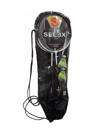 Selex Thunder Badmıngton Raket Çiftli 2 Raket +2 Top