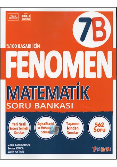 Fenomen 7.sınıf 7b Matematik Soru Bankası