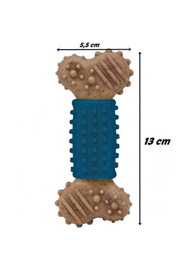 Tırtıklı Sert Kemik Köpek Oyuncağı 13 Cm
