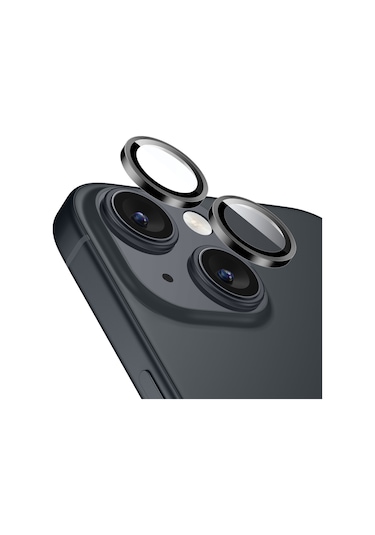 Apple Uyumlu iPhone  15 / 15 + Kamera Ve Lens Koruyucu Şeffaf