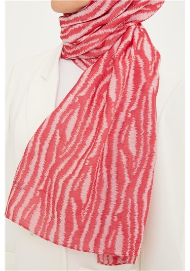 Armine Trend Pembe Pure Lina Şal 14 - 21226 Pembe