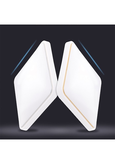 Mutfak Balkon Kare Ac220-v Led Tavan Lambası Beyaz - Gümüş Gümüş