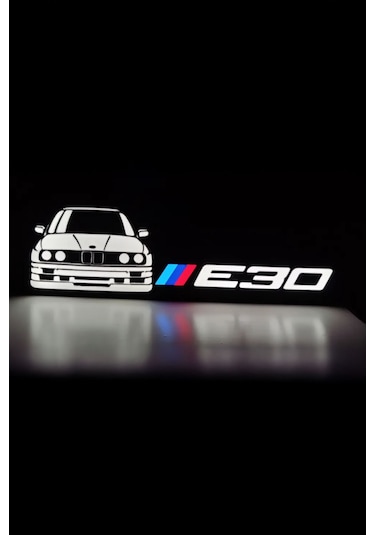 Bmw E30 Tasarımlı Gece Lambası Çok Renkli