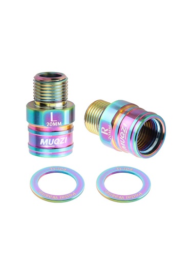 Suntek 2 Parça 20mm Bisiklet Pedalı Genişletici Yol Renkli