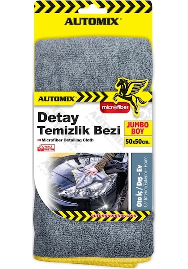 Automix Detay Temizlik Bezi Çizik Tüy Bırakmaz 50 x 50 CM