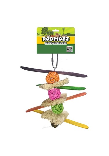 Rodmozz 4 Çubuklu Toplu Kemirgen Oyuncağı