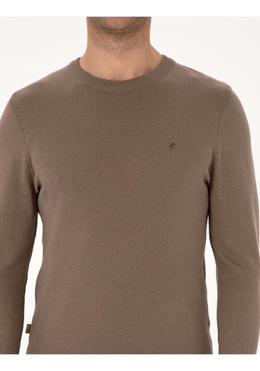 Pierre Cardin Erkek Vizon Kazak /triko 50314192-vr174 Vizon