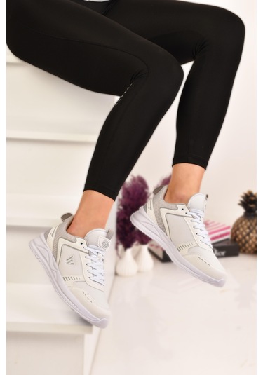 Unisex Spor Ayakkabı Sneaker Beyaz